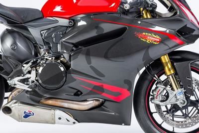 Carbon Ilmberger zijkuip Racing Ducati Panigale 1199