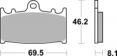 AP Racing brake pads SFP Kawasaki Ninja ZX-6R