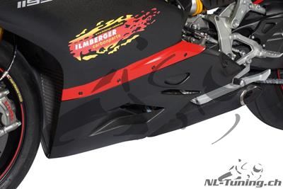 Ducati Panigale 899 - Kit de carnage latral en carbone Ilmberger