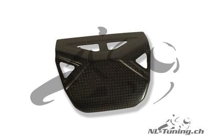 Carbon Ilmberger exhaust heat shield on exhaust valve Ducati Diavel