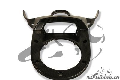 Cubierta de instrumentos Ilmberger de carbono en depsito Ducati Diavel