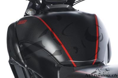 Couvercle de rservoir en carbone Ilmberger Ducati Diavel