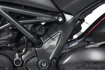Set copri telaio in carbonio Ducati Diavel