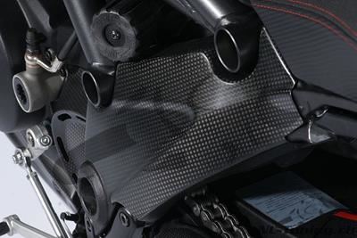 Juego tapa cuadro carbono Ilmberger Ducati Diavel