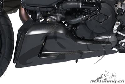 Alern motor/tapa radiador Ilmberger carbono Set Ducati Diavel