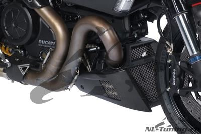 Set spoiler motore / radiatore in carbonio Ilmberger Set Ducati Diavel