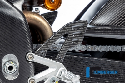 Carbon Ilmberger heel guard set Aprilia RSV 4 1100