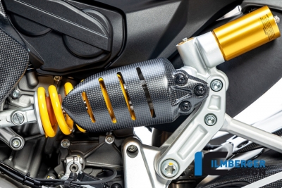 Copri ammortizzatore in carbonio Ilmberger Ducati Panigale V2