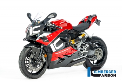 Copri ammortizzatore in carbonio Ilmberger Ducati Panigale V2