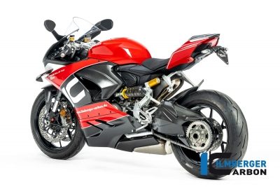 Copri ammortizzatore in carbonio Ilmberger Ducati Panigale V2