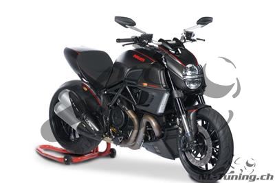 Carbon Ilmberger seat cover Ducati Diavel