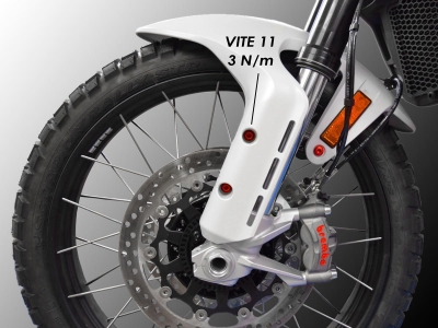Ducabike voorwieldekselset bouten Ducati DesertX