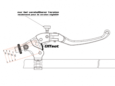 Bonamici clutch lever Racing