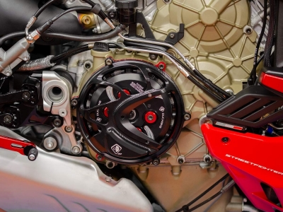 Ducabike couvercle dembrayage  sec ouvert avec prise dair Ducati Panigale V4 SP