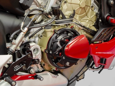 Ducabike couvercle dembrayage  sec ouvert avec prise dair Ducati Streetfighter V4