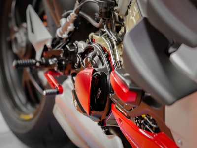 Ducabike couvercle dembrayage  sec ouvert avec prise dair Ducati Streetfighter V4