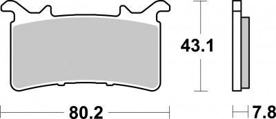 AP Racing brake pads TRR BMW M 1000 RR