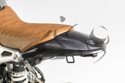 Habillage de sige en carbone Ilmberger pour mono-selle BMW R NineT Scrambler