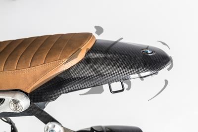 Carbon Ilmberger steskldsel fr ensitsig BMW R NineT Scrambler