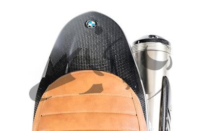 Habillage de sige en carbone Ilmberger pour mono-selle BMW R NineT Scrambler