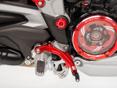 Ducabike rem- en koppelingshendel voetsteun set Ducati Multistrada V4