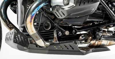 Protection moteur carbone Ilmberger en bas BMW R NineT Racer