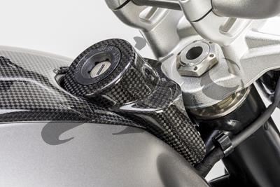Coperchio del blocchetto di accensione in carbonio BMW R NineT Racer