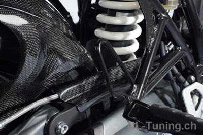 Carbon Ilmberger brake line cover BMW R NineT Racer