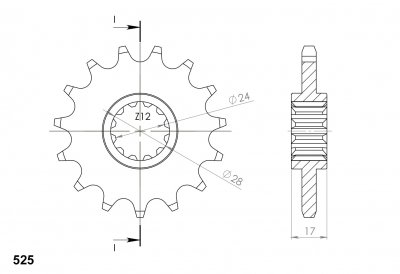 Supersprox sprocket Honda CBR 600/650 F