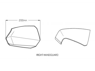 Puig hand guard maxiscooter set Suzuki Burgman 400