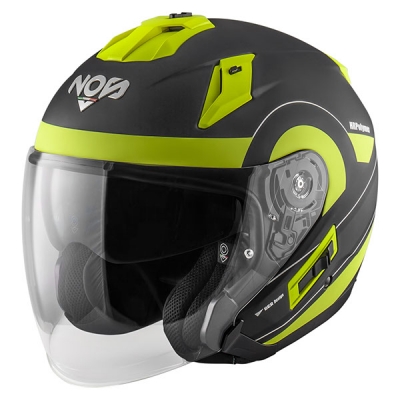 NOS Helm NS-2 Fluor Yellow Matt