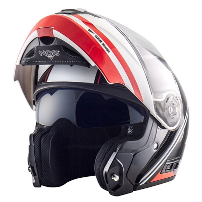 NOS Helm NS-8 Dynamisch Rood