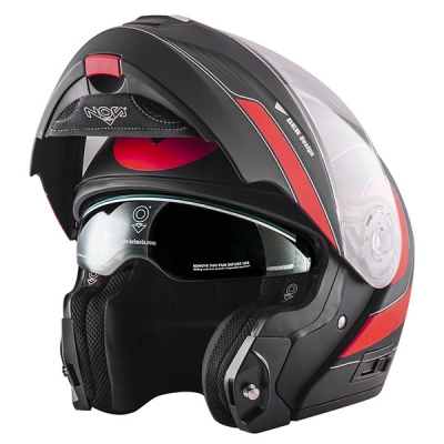 Casco NOS NS-8 Rosso Opaco