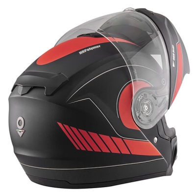 NOS Casque NS-8 Rouge Mat