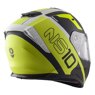 NOS Helm NS-10 Fury Yellow