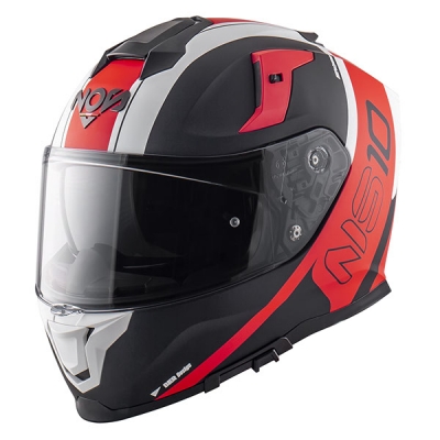 NOS Helm NS-10 Fury Red