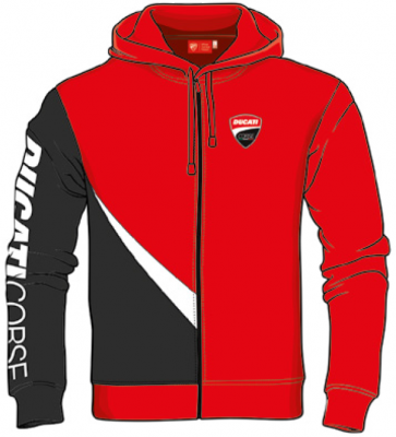 Ducati Corse Hoodie Rood