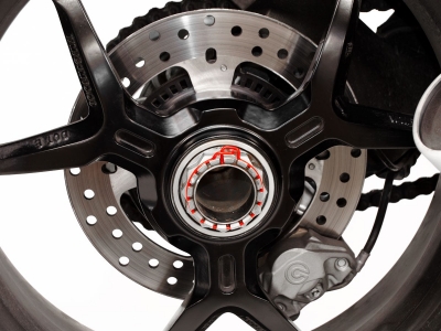 Abrazadera de seguridad Ducabike para tuerca de rueda trasera Ducati Streetfighter V4
