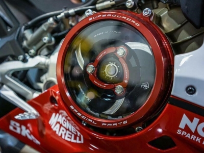Ducabike couvercle dembrayage ouvert Ducati Streetfighter V2