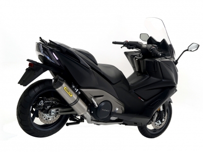 Avgasrr Arrow Race-Tech komplett system Kymco AK550