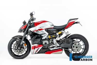 cache-tuyau de frein en carbone Ilmberger Ducati Streetfighter V2