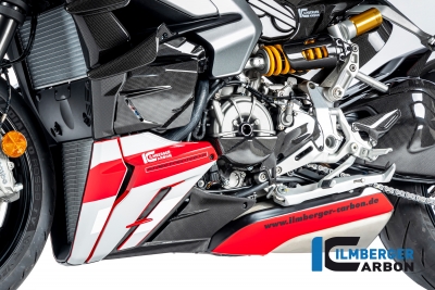 Juego paneles laterales carenado carbono Ilmberger Ducati Streetfighter V2