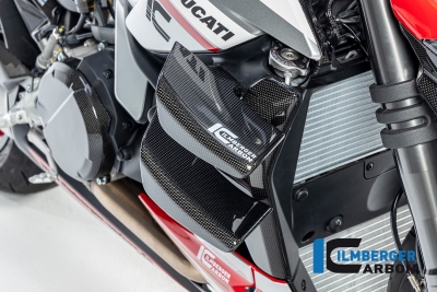 Set coperchio radiatore acqua in carbonio Ducati Streetfighter V2