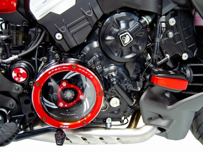 Ducabike koppelingsdeksel open Ducati Diavel V4