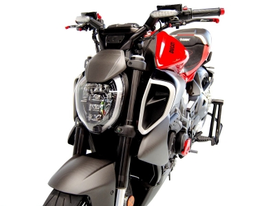 Ducabike strlkastarskydd i kolfiber Ducati Diavel V4