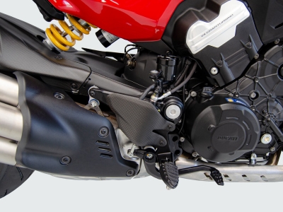 Ducabike Carbon hielbeschermer rechts Ducati Diavel V4