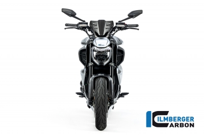 Carbon Ilmberger Auspuffabdeckung links Ducati Diavel V4