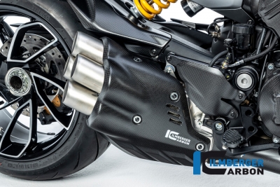 Carbon Ilmberger Vrmeskydd fr avgaser Ducati Diavel V4