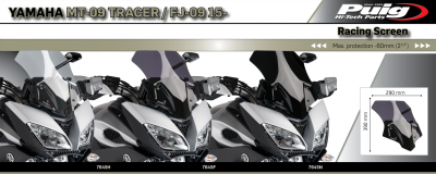 Bulle Racing Puig Yamaha Tracer 900