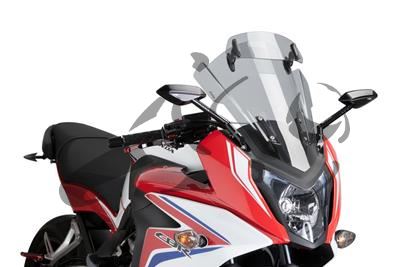 Puig touring windshield with visor attachment Honda CBR 650 F